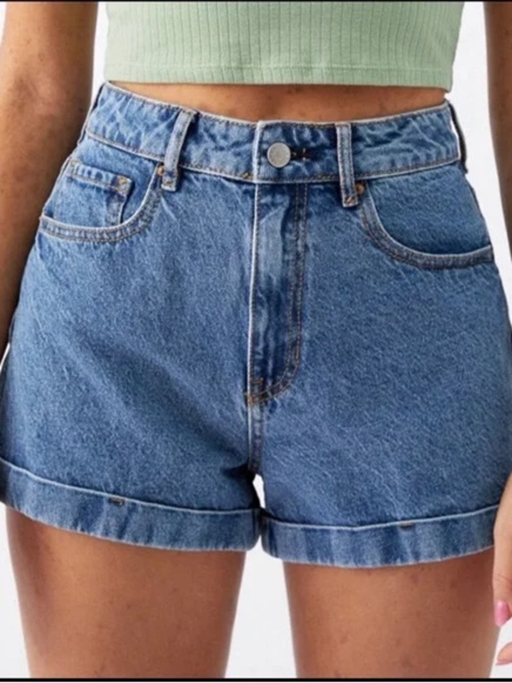 PacSun Mom Denim Shorts Size 25